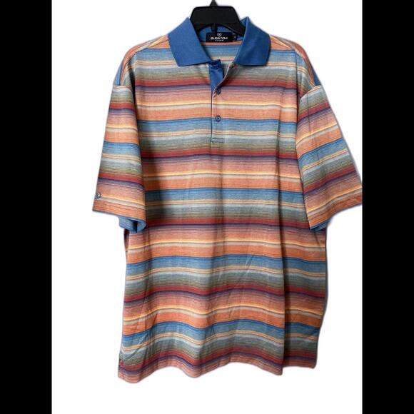 Bugatchi Striped Polo Shirt - Picture 4 of 9